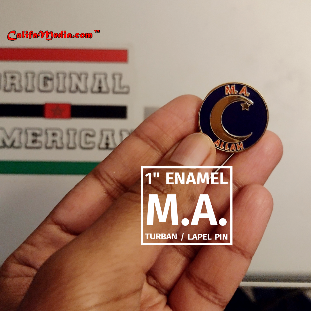 Enamel Moorish American Turban/ Lapel Pin