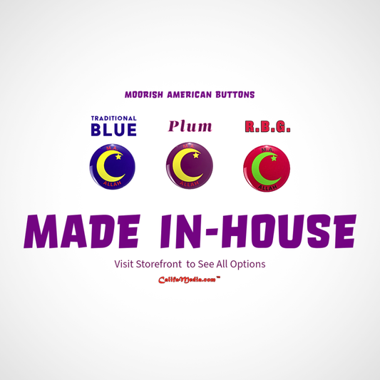 Moorish American Button / Pin