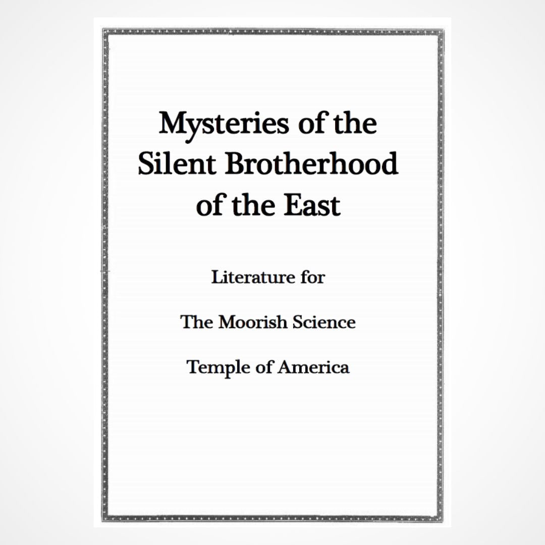 Mysteries of the Silent Brotherhood of the East: A.K.A. The Red Book/ Sincerity