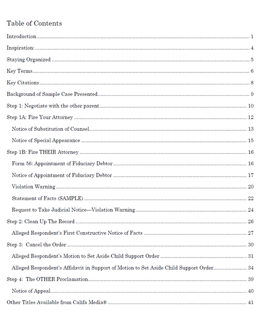 Applied Solutions : Addressing the Issue of Child Support