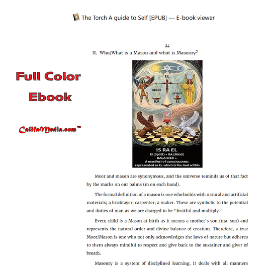 Page from a full-color ebook on masonry with text and symbols.