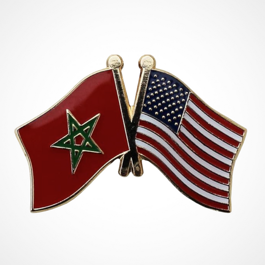 Wholesale ** BY THE BATCH ** Moorish–U.S. Diplomatic Flag Pin