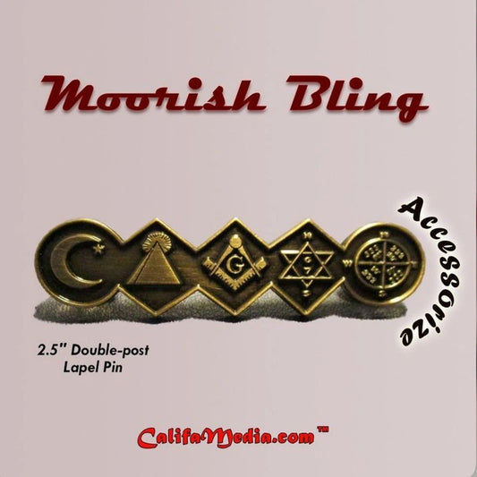 ISLAM Die Cast Moorish Lapel Pin