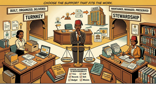 Turnkey or Stewardship: Which Support Fits Your Work?