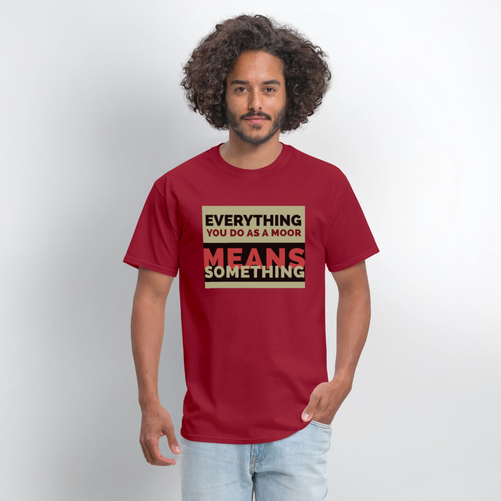 Men's T-Shirt | GILDAN 5000 - dark red