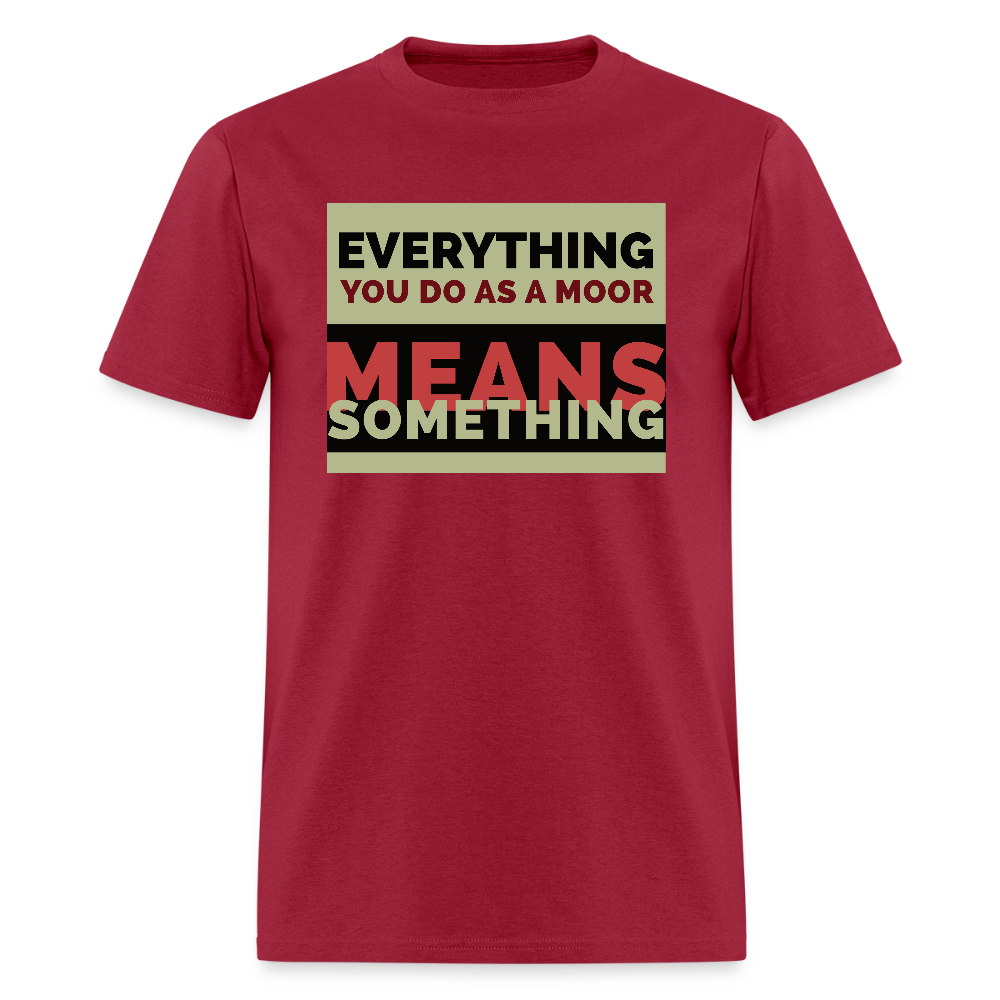 Men's T-Shirt | GILDAN 5000 - dark red