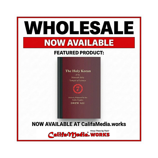 Wholesale ** BY THE BOX ** Hardcover Holy Koran Circle 7 of the Moorish Holy Temple of Science