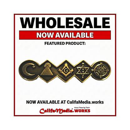 Wholesale **BY THE BATCH ** ISLAM Die Cast Moorish Lapel Pin