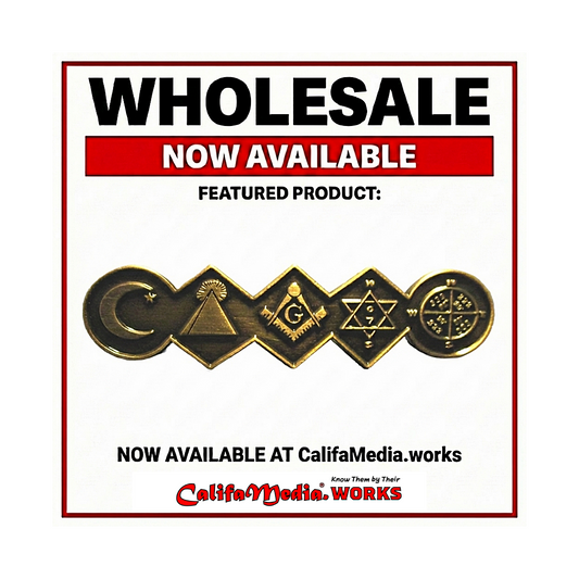 Wholesale **BY THE BATCH ** ISLAM Die Cast Moorish Lapel Pin