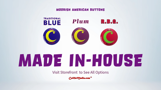 Moorish American Button / Pin
