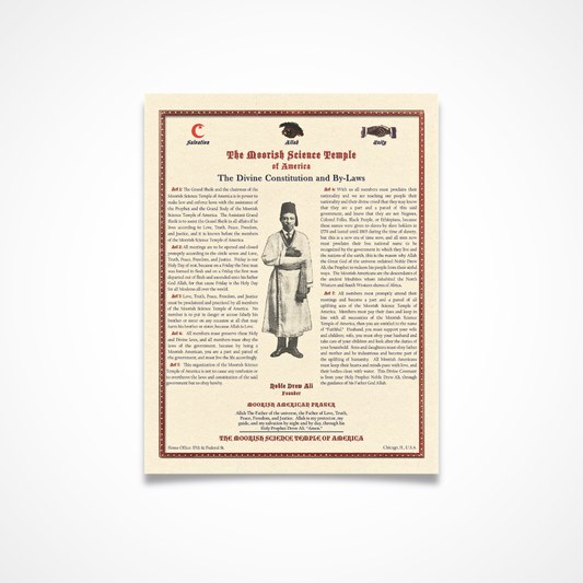 Divine Constitution and By-Laws of the Moorish Science Temple of America