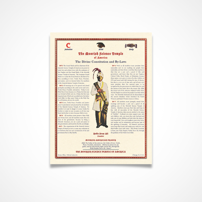 2014 Divine Constitution and By-Laws, gold design
