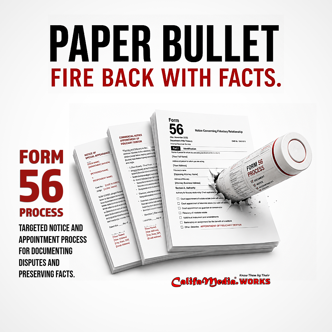Paper Bullet - Form 56 Debtor Assignment