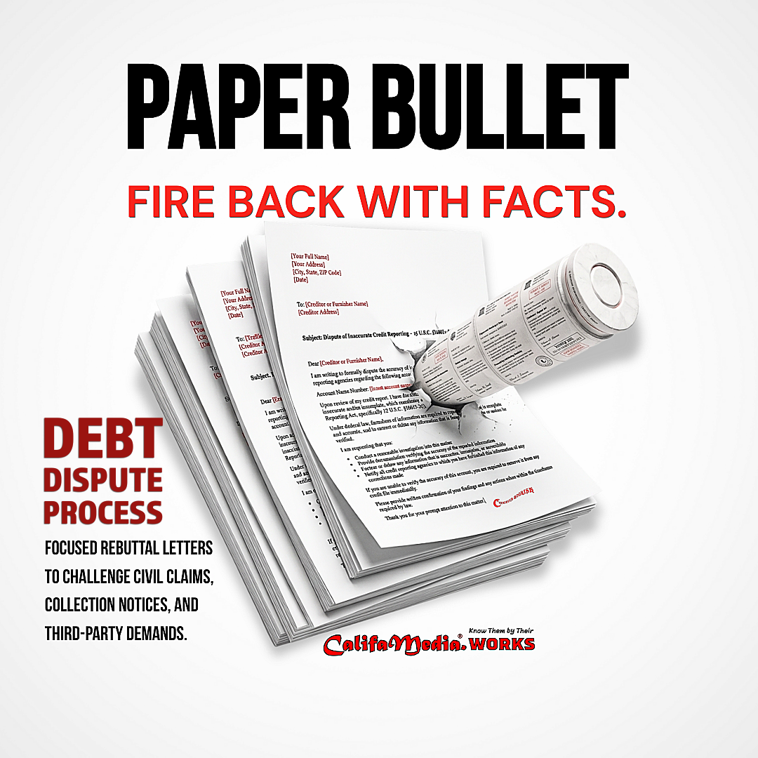 Paper Bullet - Debt Dispute Process