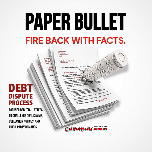 Paper Bullet - Debt Dispute Process