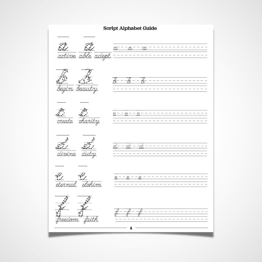 Koran Questions for Moorish Americans Cursive Handwriting Workbook Printout
