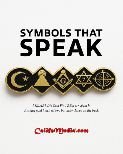 ISLAM Die Cast Moorish Lapel Pin