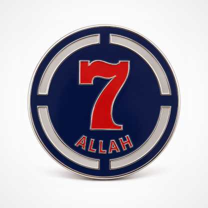 Circle 7 Moorish American car emblem medallion decal