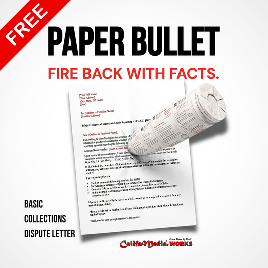 Paper Bullet - Debt Validation Sample