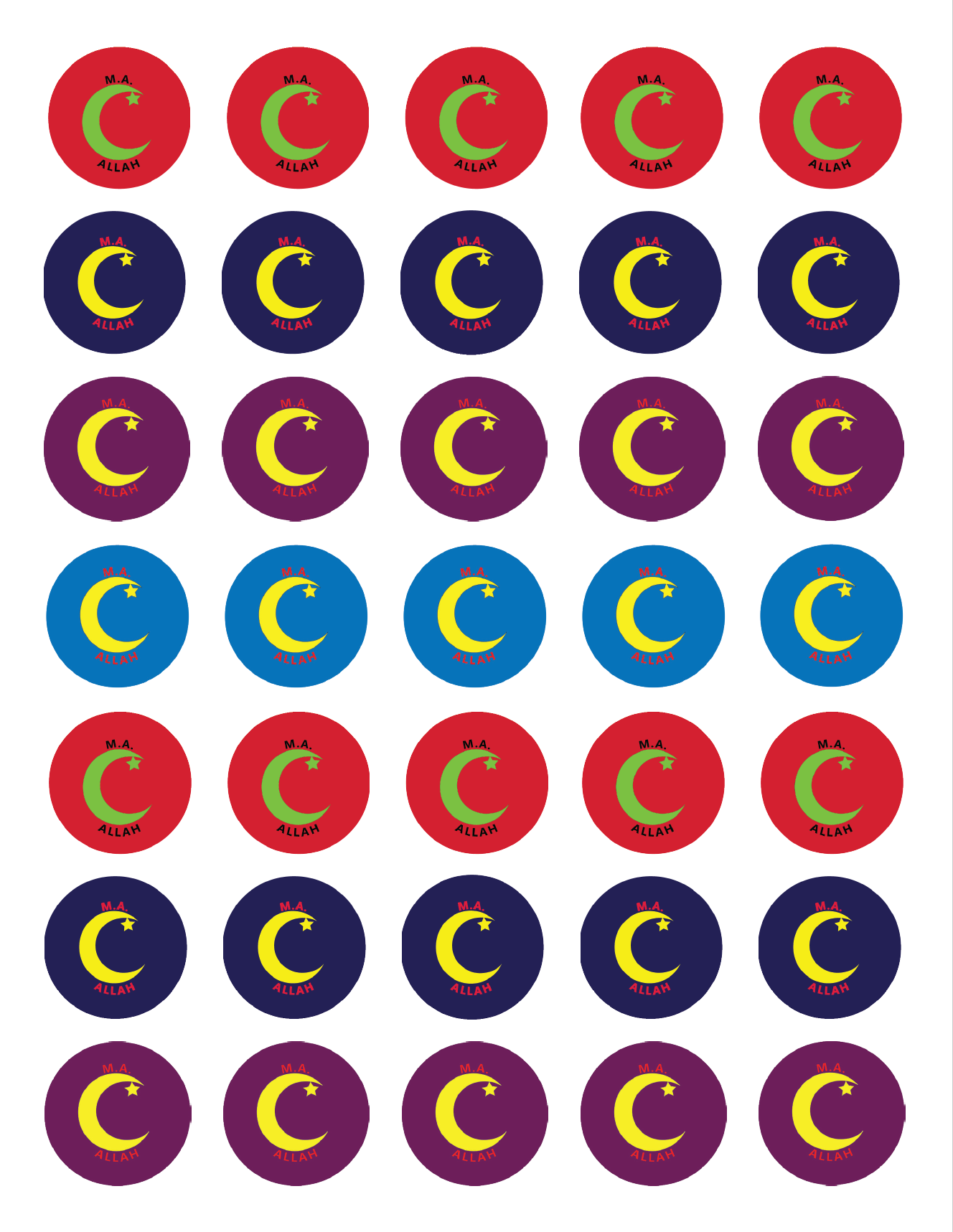 Moorish American Button / Pin