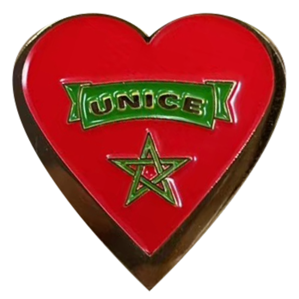 UNICE Pin for Moorish National Sisters Auxiliary Tag Day