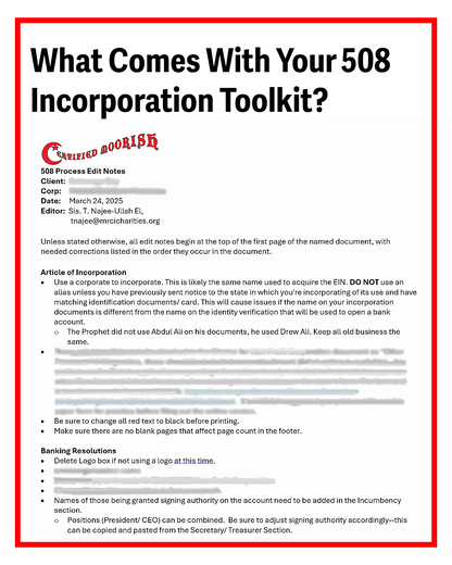 508c1a Incorporation Toolkit