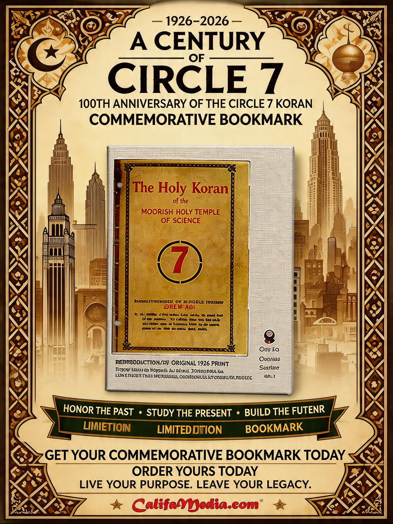 Century of Circle7 Bookmark