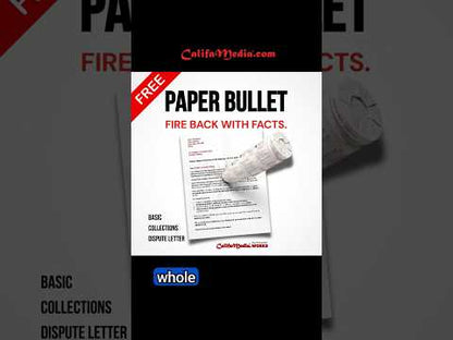 Paper Bullet - Debt Dispute Sample