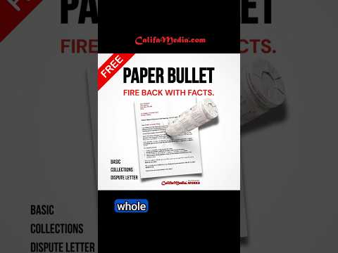 Paper Bullet - Debt Dispute Sample