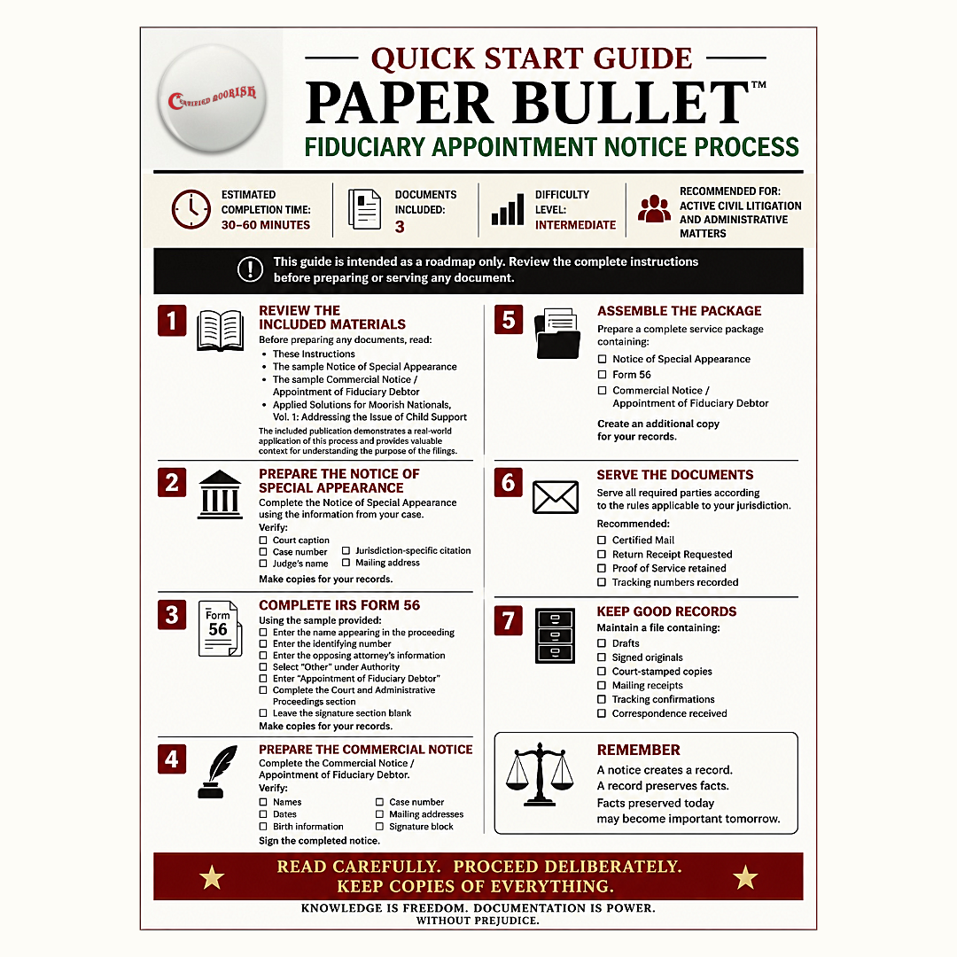 Paper Bullet - Form 56 Debtor Assignment
